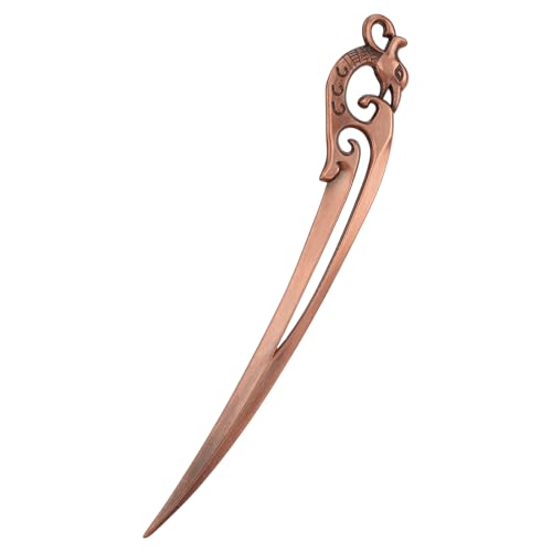 Vintage Brass Letter Opener with Zinc Alloy Blade - Elegant Desk Accessory