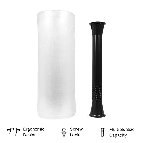 PSBM Plastic Handheld Adjustable Shrink Stretch Wrap Dispenser Handle