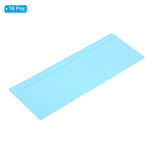 PATIKIL Sky Blue Guided Reading Strips 16pcs Visual Stress-Reducing Bookmarks