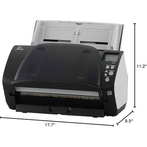 Fujitsu FI-7160 - Document Scanner - Duplex - 8.5 inx14 in - 600 DPIx600 DPI - UP to 60 PPM (Mono)/UP to 60 PPM (Color) - ADF (80 Sheets) - UP to 4000 SCANS PER Day - USB 3.0 (Renewed)