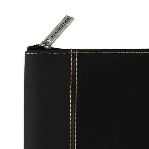 AT-A-GLANCE 2026 Appointment Book Planner, Weekly & Monthly, 8-1/4" x 11", Large, Executive, Zipper, Black (70NX810526)