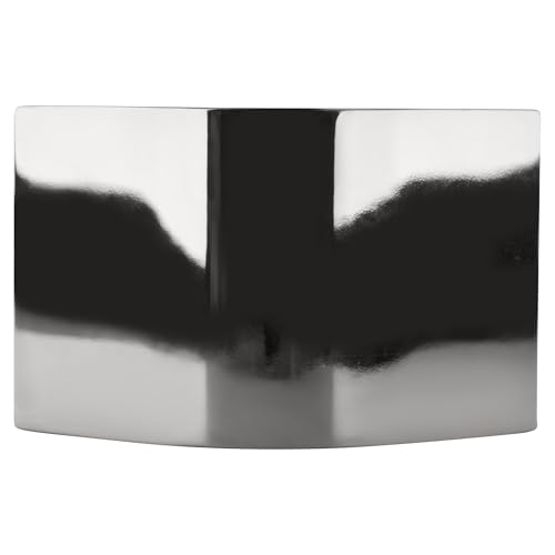 CRL E238A Chrome 2-Way 90° Glass Connector for 3/8