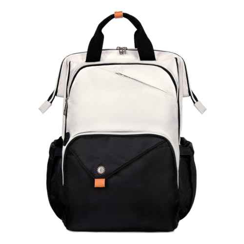 Hap Tim Laptop Backpack for Men, Women, Travel, Work, Nurse, Teacher, Khaki Black (7651-BH)