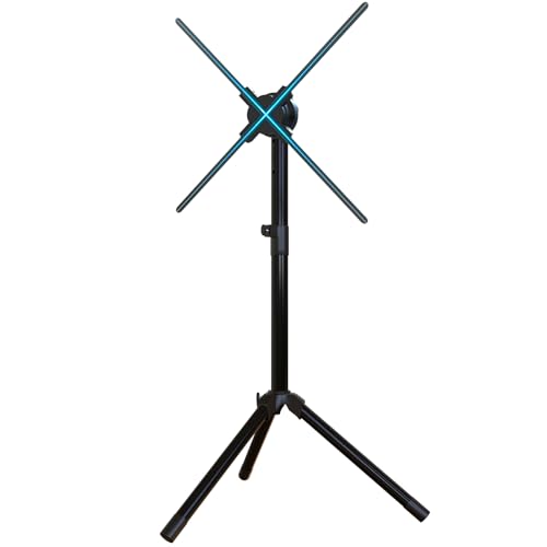 3D Hologram Fan Stand with Adjustable Base for 15.5-39.4 Inch Projectors