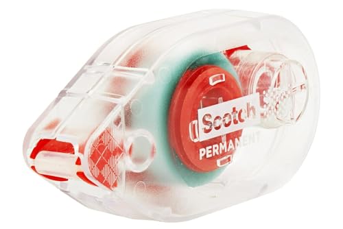 Scotch 6061 3-Pack Double-Sided Tape Runner, Permanent, Acid-Free, Photo-Safe 0.27 in x 26 ft per Roller