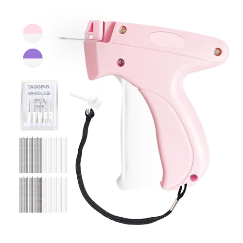 Sticker & Stitch Gun for Clothes – Handheld Quick Fabric Fixer with 6 Needles & 2000 Fasteners