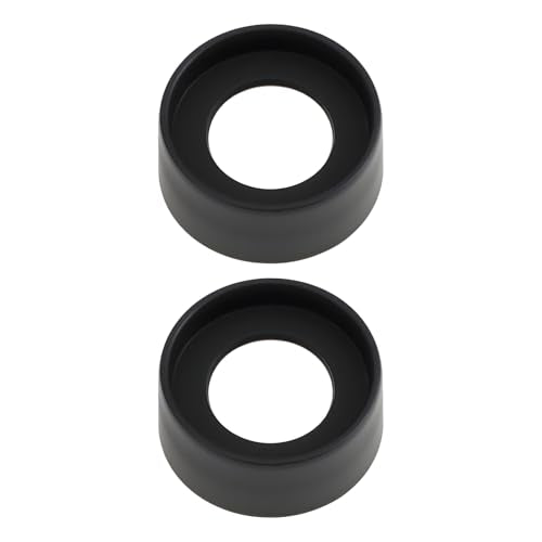 2 Pack Rubber Eyepiece Foldable Eye Cups for 27-29mm Microscope Binoculars