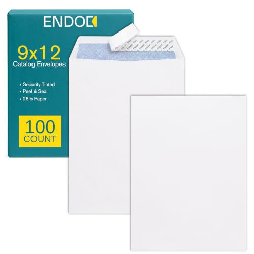 9x12 Self-Seal Security Envelope Pack – Durable Document Mailers with Privacy Tint