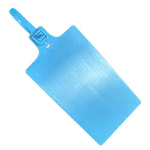 Blank Labeling Tags Waterproof Plastic Tags for Labeling Writeable Zip Tie Tag Seals 2.28"¡¿3.94" 200pcs£¬Blue