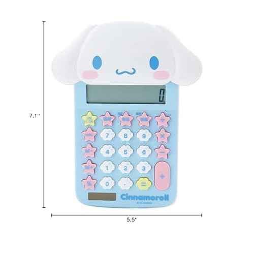 Cinnamoroll Face Key Calculator Sanrio Blue