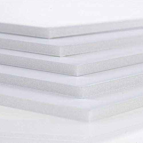 White Gator Board - 3/16" Thickness - Multiple Sizes - 10 Pieces - 10 pc Multi Pack - Rigid Foam Backing Board (9 x 12)