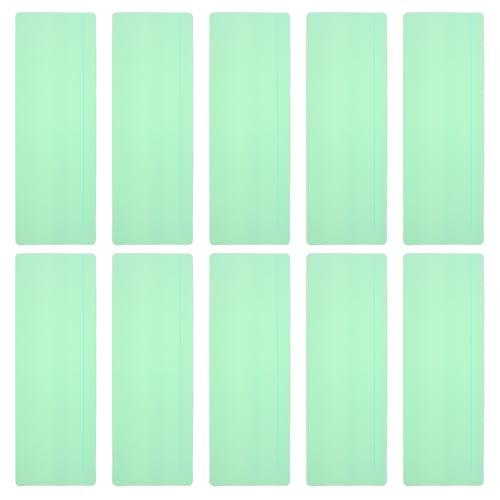 PATIKIL Guided Reading Strips - 10 Pack Grass Green Overlays Reduce Visual Stress