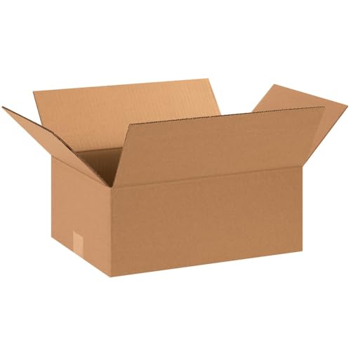 AVIDITI 15 x 11 x 6 Corrugated Cardboard Boxes, Medium 15"L x 11"W x 6"H, Pack of 25 | Shipping, Packaging, Moving, Storage Box for Home or Business, Strong Wholesale Bulk Boxes