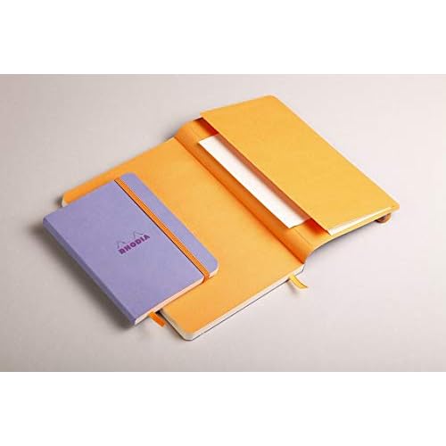 Rhodia Rhodiarama SoftCover Notebook - 80 Dots Sheets - 9 3/4 x 7 1/2 - Anise Cover (117556C)