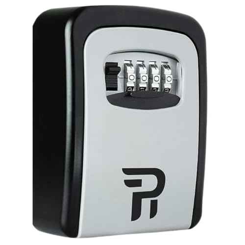Key Lock Box with Code for Outside - Wall Mount Lockbox for Keys Outdoor - Combination Lock Box to Hide a Key Outside - Key Cabinets
