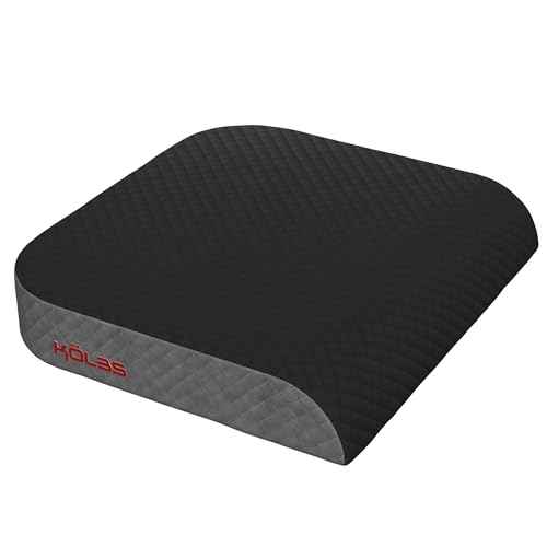 K?lbs Extra Large Seat Cushion, Stylish Plush Velvet Cover, X-Large Memory Foam for Office Chair, Floor Pillow, Cushion Back Pain Coccyx Pain Relief, Carry Handle (Extra Large)