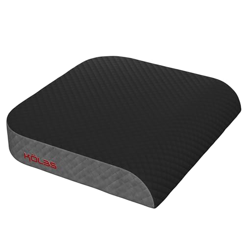 X-Large Kölbs Extra Large Seat Cushion with Plush Velvet Cover, Memory Foam, Office Chair & Coccyx Pain Relief
