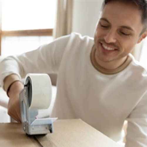 36 Rolls Clear Packing Tape,Packaging Tape for Moving Boxes, Shipping, Office and Storage, Commercial Grade Carton Sealing Adhesive Industrial Tape, 1.88" x 65 Yards, 3 inch Core