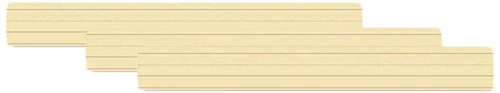 School Smart Ruled Sentence Strips, 3 x 24 Inches, Manila, Pack of 300-6468