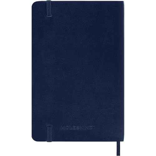 Moleskine Classic 18 Month 2025-2026 Weekly Planner, Soft Cover, Pocket (3.5" x 5.5"), Sapphire Blue, 208 pages