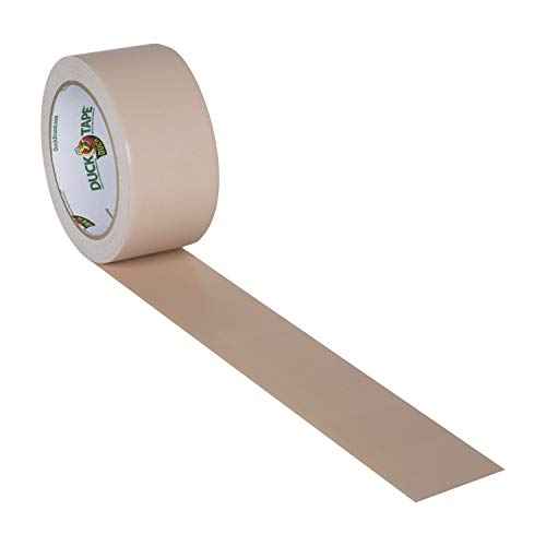 Duck Brand 283264 Color Duct Tape, Single Roll, Beige, 60 Foot