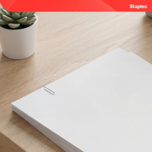 Staples Jumbo Paper Clips, 1,000-Pack - Large Steel, Silver