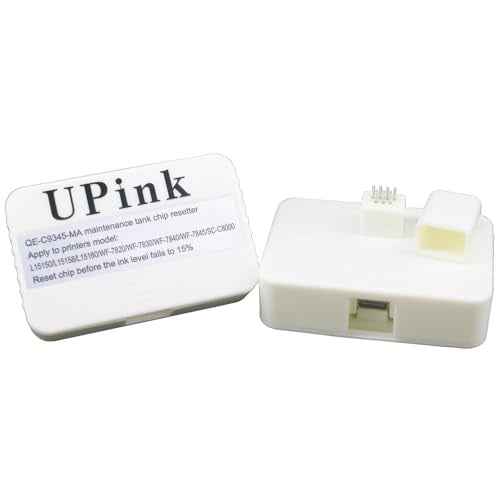 UPink C9345 Maintenance Box chip Resetter Compatible for ET-5800 ET-5850 ET-5880 ET-8500 ET-8550 ET-16600 WF-7310 WF-7820 WF-7840 EC-C7000 WF-7830 ST-C8090 ST-C8000 L15150 L15160 L6570 L8168 L8188