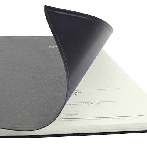 AT-A-GLANCE 2026 Appointment Book Planner, Weekly & Monthly, 8-1/4" x 11", Large, Quarter-Hourly, Recycled, Black (70950G0526)