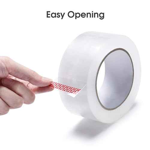 Pacific Mailer Packing Tape 36 Rolls 1.88 inches 65 Yards 2.7mil Total 2340 Yards Heavy Duty Clear Packaging Tape for Shipping Packaging Moving Sealing Refill for Packaging Shipping