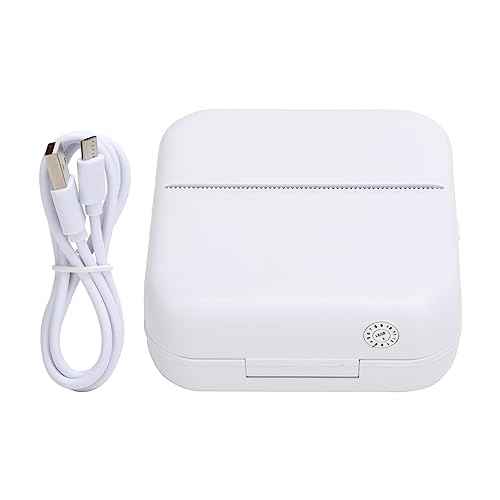 Mini Thermal Printer, Convenient Pocket Printer 200dpi Small Mini for Students for Photos for Office Workers for Label Notes (Green)
