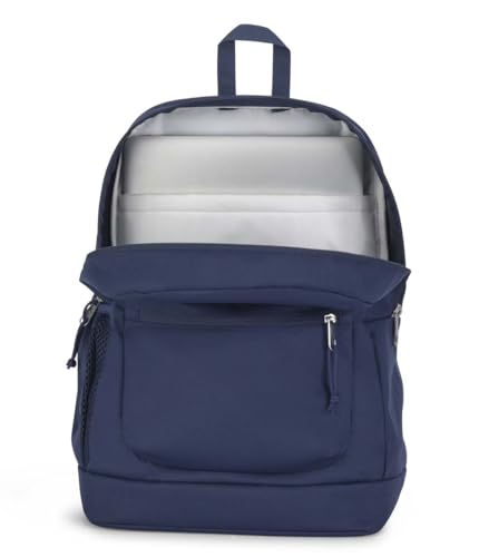 JanSport Cross Town Plus Backpack Navy 26L Laptop School Work Travel