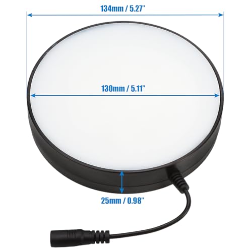 Adjustable Brightness LED Ring Light for Laboratory Microscopes
