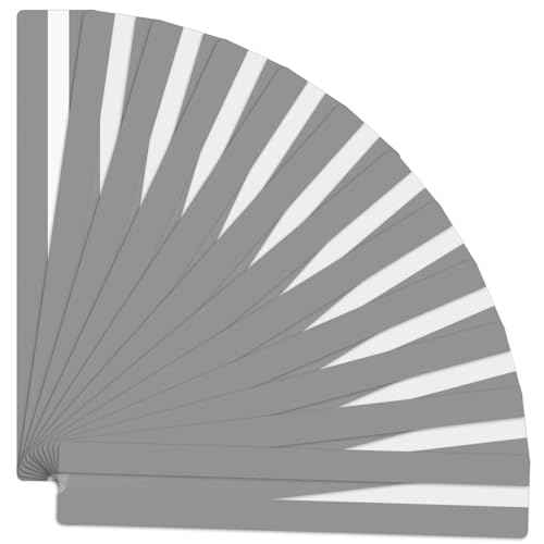 12 Pcs Guided Reading Strips Highlight Reading Guide Strips Overlay Bookmark Tracking Highlight Reduce Visual Stress Reading Guide Strips Help with Dyslexia for Children and Teacher Supply (Clear)