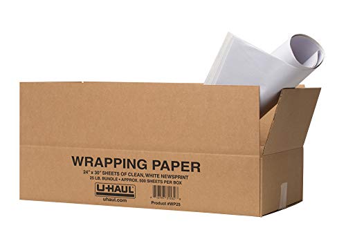 U-Haul Newsprint Packing Paper For Moving and Shipping - 500 sheets