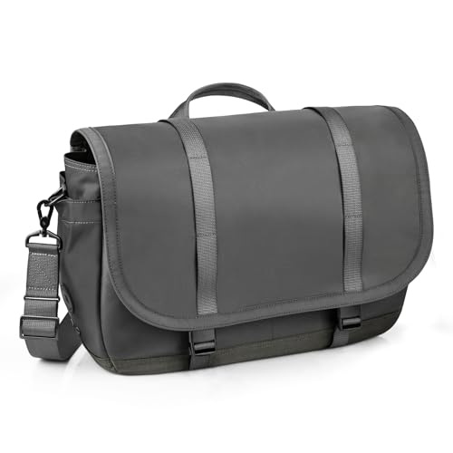 Expandable Messenger Bag Fit 16" Laptop for Men Women Work College Office Computer