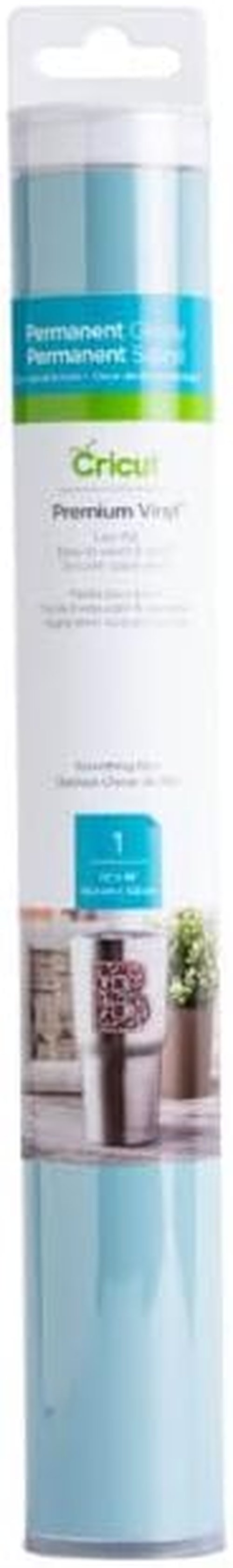 Cricut Premium Permanent Vinyl - Something Blue | 4ft Roll (12"x48") - UV & Water-Resistant for Indoor/Outdoor Use