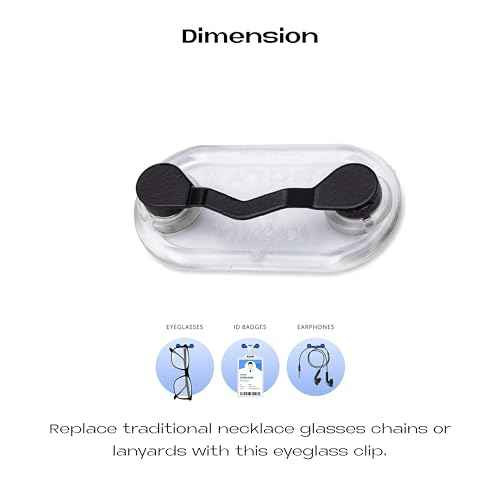 Readerest Magnetic Eyeglass Holders (4 Pack) Eyewear Clip for Readers & Sunglasses, ID Badge Clip for Conferences, USA Made