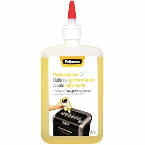 Fellowes Powershred 12 oz Shredder Oil with Extended Nozzle - Pack of 1