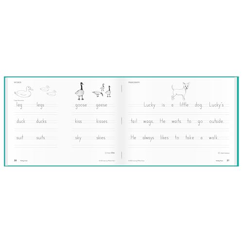 Learning Without Tears 2nd Grade+ Printing Power Workbook for Kids, Student Edition