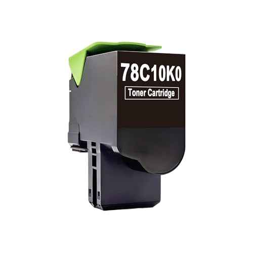 78C10K0 Black Remanufactured Toner Cartridge Replacement for Lexmark CS421 CX421 CS421DN CS521 CX521 CS521DN CX421ADN CX522 CX522ADE CS622 CX622 CS622DE CX622ADE CX625 Printer (1-Pack)