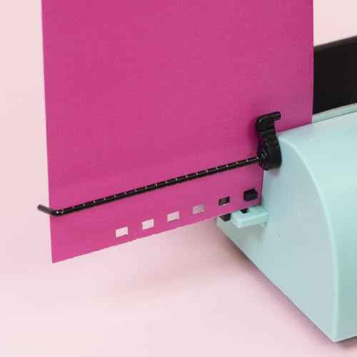 Craftelier - Zutter Bind It All Binding Machine with Extendable Arm | Ideal for Binding with Ring Bindings from 0.3125 cm (5/16") to 3.12 cm (1 1/4") | Turquoise and Black Colour