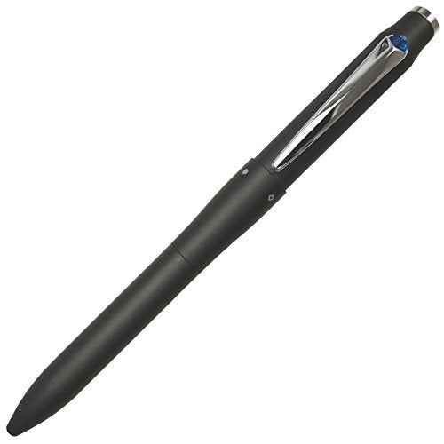 UniJet Stream Prime High Grade multi ballpoint pen 0.7mm 3 colors & Mechanical pencilx3000;0.5mm (Black Red Blue) MSXE4-5000-07 (Black)