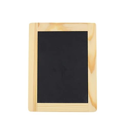 Creative Hobbies¢ç Synthetic Chalkboard with Unfinished Wood Frame, 4 x 6 Inch -Pack of 6 Chalkboards