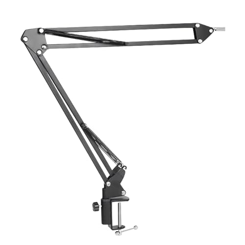 HERCHR Flexible Arm Stand for Digital Microscope with 50mm Lens Mount - Industrial Camera Accessory