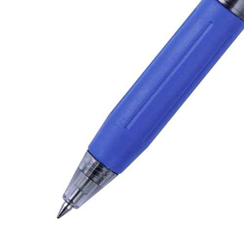 EYEYE G-103 Retractable Gel Blue Pens 0.7mm, 10 Pack Medium Point Ballpoint Pen Quick Drying, Pen Fine Point Smooth Writing Pens for Office School Supplies