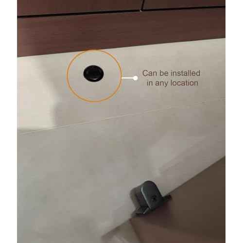 2 Packs Magnetic Door Stopper, Door Wedge Stopper No Drill Invisible Doorstops for Inside Door, Heavy Duty Invisible Door Stop, Magnetic Doors Catch Holder to Keep Doors Open(Black)