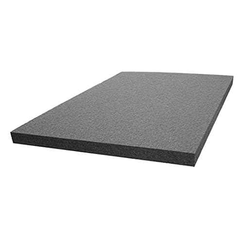 Case Club Polyethylene Customizable Foam 36 x 24 x 1.5 Inches