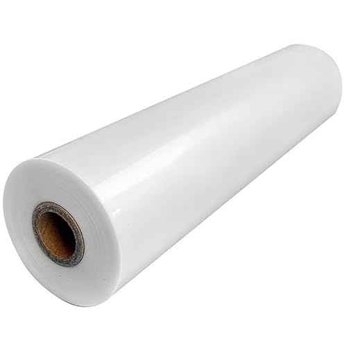12.5in x 656ft Glossy BOPP Laminating Film, Thermal Laminate Film Hot Roll Laminating Film, 1" (2.54cm) Core, 1 mil (27 mic) Thickness, Laminating Sheet Roll for Paper and Photo Laminating