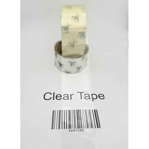 Strong Man Heavy Duty Packing Tape, 12 Rolls of 2.8 mil x 1.88 in x 210 Yards, Ultra Strong, Super Clear, Refill for Packaging and Shipping Supplies,