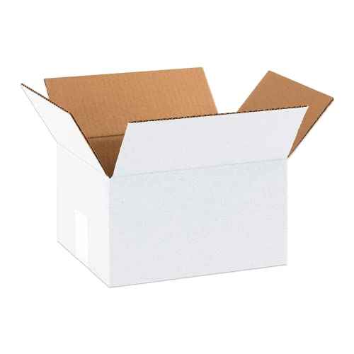 AVIDITI White Shipping Boxes 10"L x 8"W x 6"H (25 Pack) Small Medium Mailing Box for Small Business Packaging, Mailers, Gifts & Storage